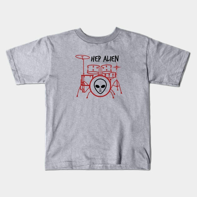 Hep Alien Kids T-Shirt by Stars Hollow Mercantile